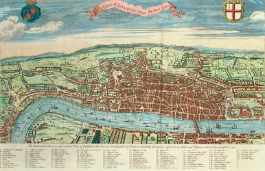 Uitzicht op Londen, ca. 1560